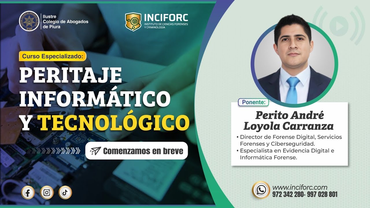 Peritaje Informático y tecnológico. - YouTube