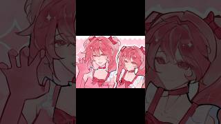 ✦ pink art contes | on tiktok l #animation #art #artcontest #shirofoxi #gacha #tweening #digitalart