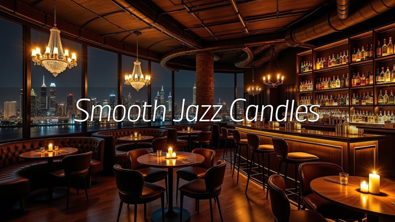 Насладитесь плавной джазовой музыкой саксофона для полного расслабления и потрясающим видом на город