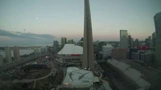 Time-Lapse Sunrise Over Rogers Centre HD