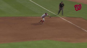 WSH@CIN: Zimmerman makes a nice scoop at first