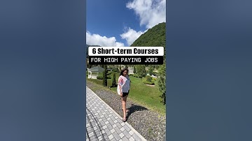 6 Short-term Courses (for high paying jobs) -- Read Pin Comment