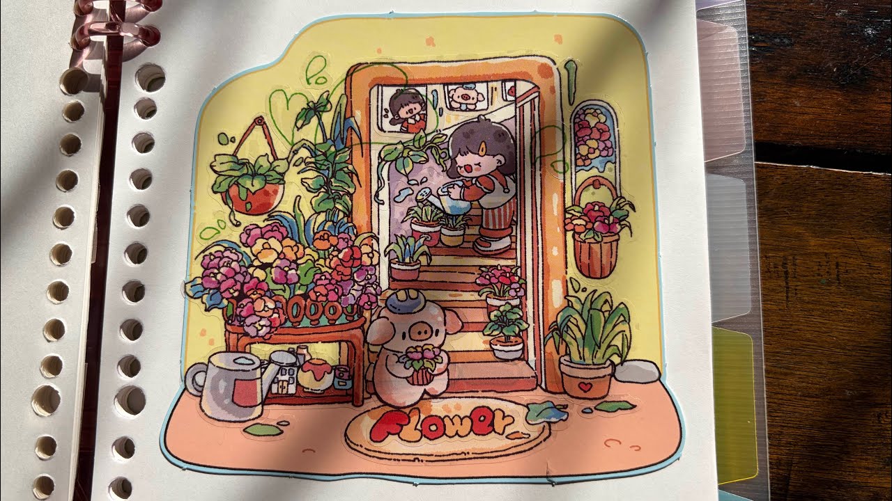 Let’s Play With Me! ✨ASMR✨ Landscape Miniature Stickers #20