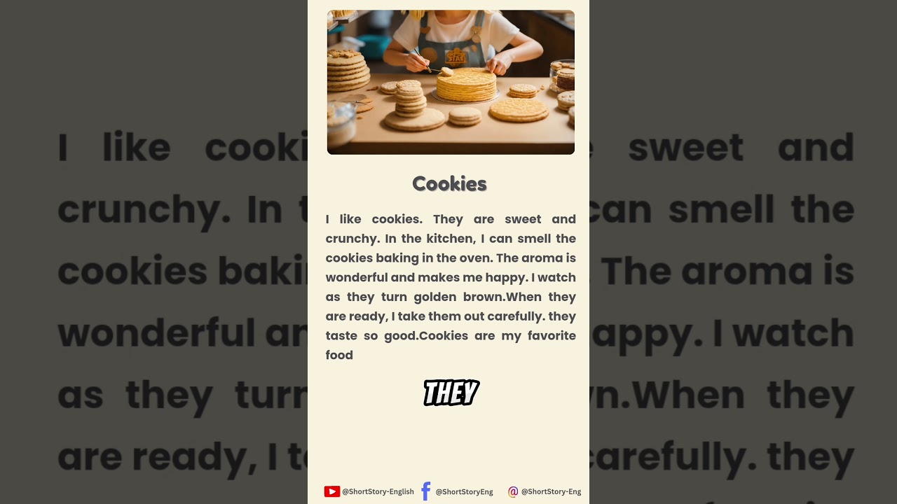 Short Story in English || Cookies 