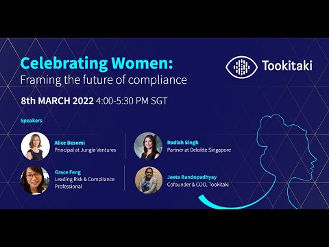 Part 2 - Grace Feng and Radish Singh speaks at Tookitaki's 2022 Women's Day event