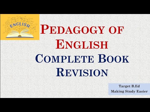 Pedagogy of English Complete Book Revision