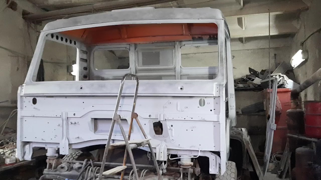 Покраска кузова камаз