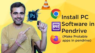 How to Install Programs to a Flash Drive|Portable apps in pen drive screenshot 2