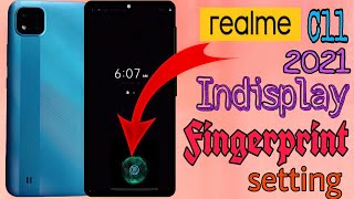 Realme C11 2021 Indisplay fingerprint settings|||| part 2 ||By HM Technical