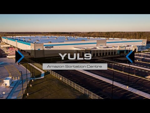 Precast Concrete Installation for Amazon Warehouse - video from Central Precast