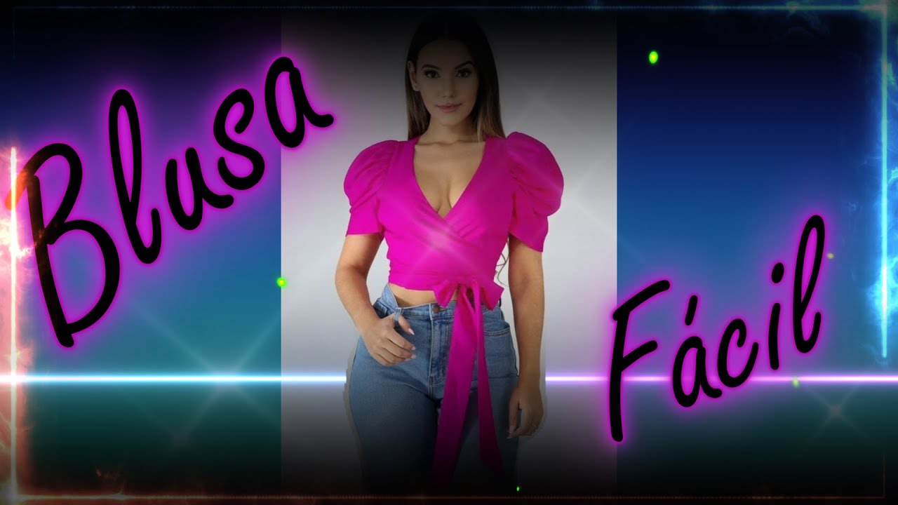 CÓMO HACER BLUSA CRUZADA CON LAZO