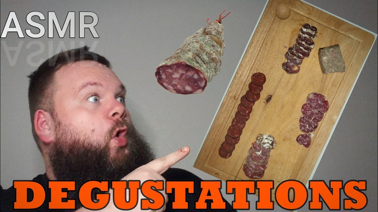 ASMR DEGUSTATIONS SAUCISSONS #asmr #asmrfr #degustations #bruits de bouche