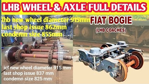 wheel and axle of lhb bogie full details The Rail Fact