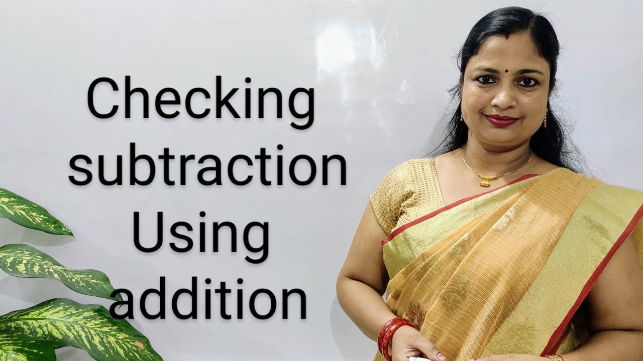 Checking Subtraction Using Addition Worksheets