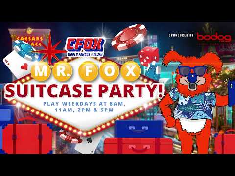 Mr. Fox’s Suitcase Party to Las Vegas!