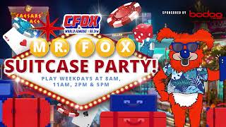 Mr. Fox’s Suitcase Party to Las Vegas!