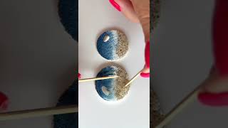 Ocean Waves earrings #polymerclayearrings#diy #shorts#ocean#earrings#earringsforsale#diycrafts#diy