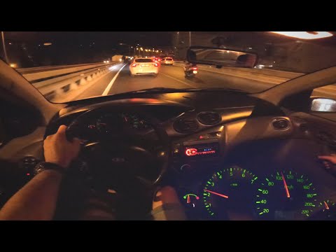 Ciğerli Atmosferik Focus | Gece Sürüşü | Ford Focus 2002 1.6 Ghia | TEST-İNCELEME