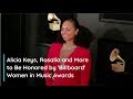 Alicia Keys, Rosalía and More to Be Honored by 'Billboard' Women in Music Awards