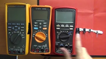 Fluke 287 vs Agilent U1272A vs Brymen BM867 - Capacitance Measurement