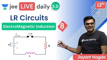 JEE: ElectroMagnetic Induction L8 | LR Circuits | Unacademy JEE | Jayant Nagda