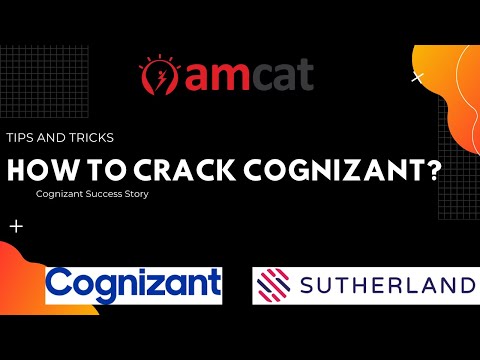 How to crack Cognizant | Amcat test preparation | Sutherland interview process | Fresher