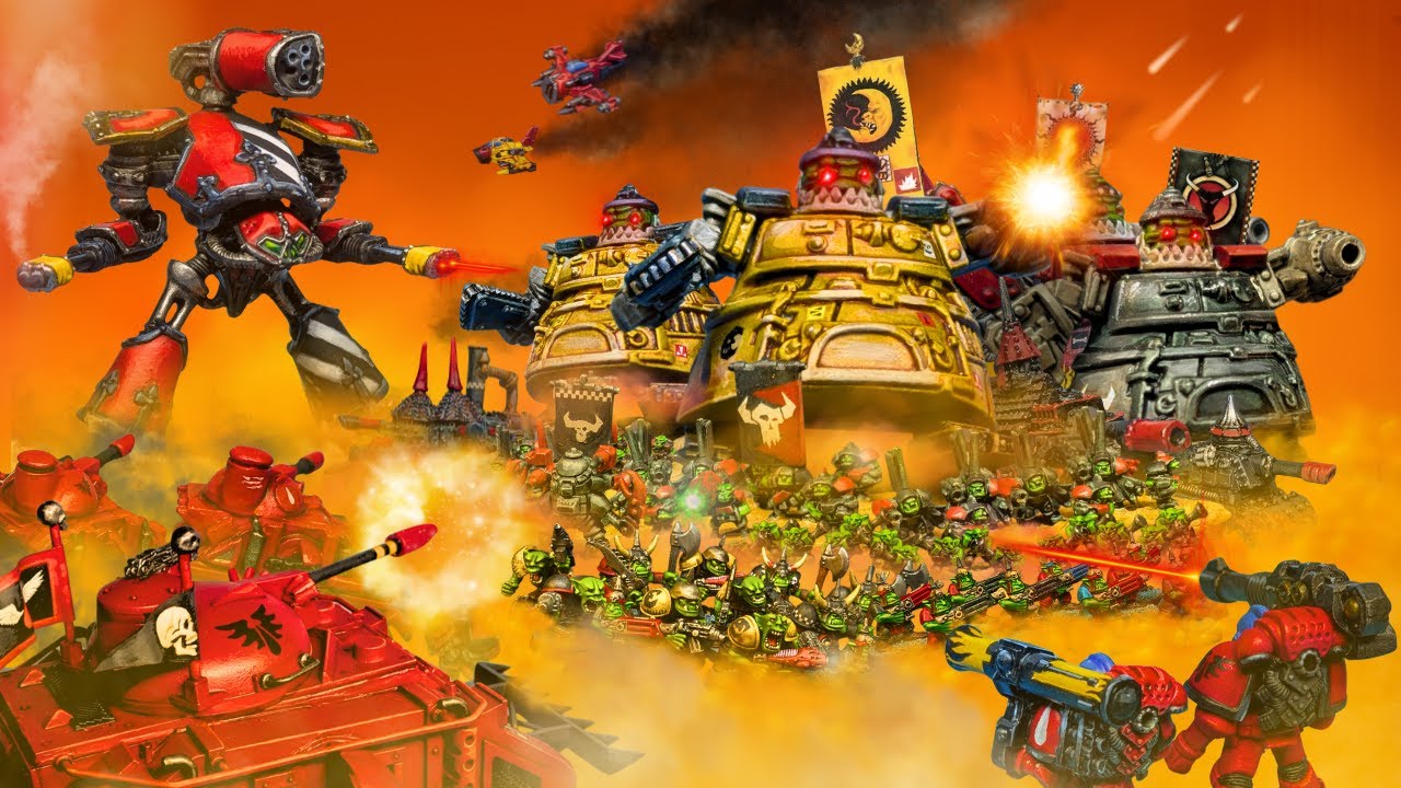 EPIC IS BACK! Orks VS Blood Angels 3000pts