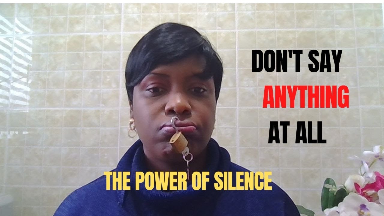 The Power of Silence: 6 Best Situations To Be Silent - YouTube