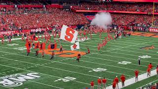 🍊 Syracuse Football Entrance 🔥 #cuse