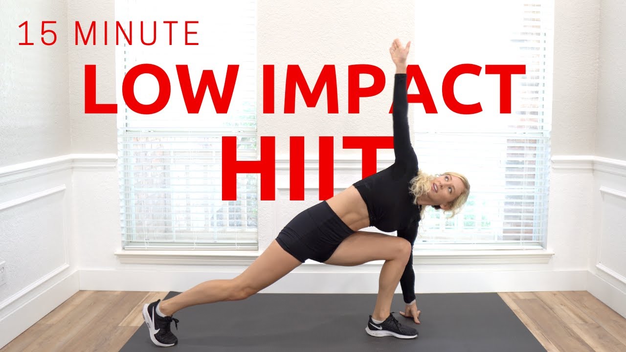 15 Minute Apartment Friendly HIIT Workout low impact no jumping