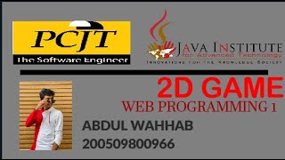JAVA INSITUTE  | 2D GAME | WEB PROGRAMMING