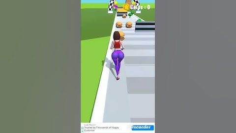 Twerk Run Race Challenge 3D game play #shorts