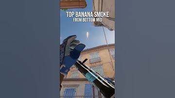top banana smoke from mid on Inferno CS2 #cs2 #counterstrike2 #shorts