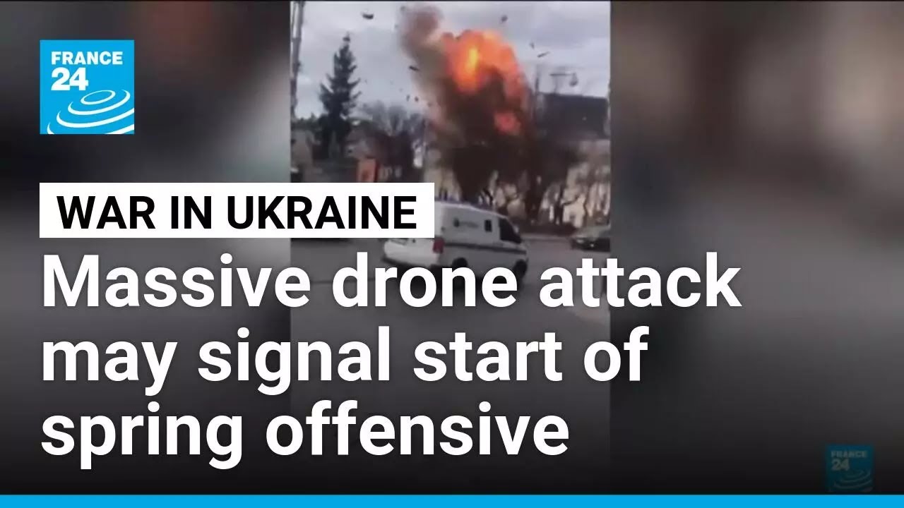 Russia rains drones on Ukraine, killing eight, hitting UNESCO site in Lviv • FRANCE 24 English