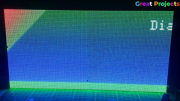 Getting Started P3 Matrix RGB 128X64 with  SmartMatrix FastLED and Esp32