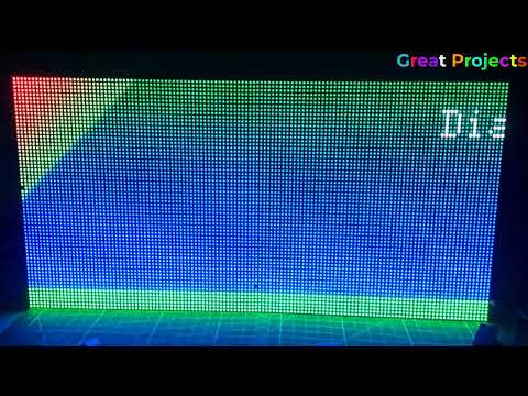 Getting Started P3 Matrix RGB 128X64 with  SmartMatrix FastLED and Esp32