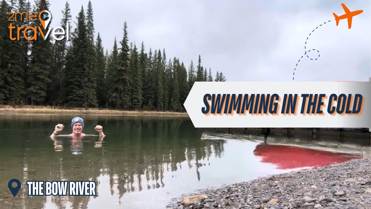 Springtime cold swim in the Bow River - YouTube