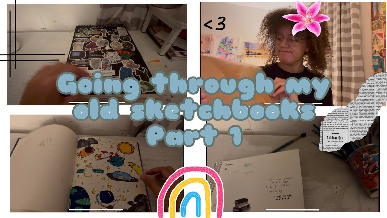 Part 1 of going through my old sketchbooks - YouTube