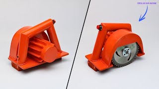 How To Make Circular Saw Machine From PVC Pipe At Home