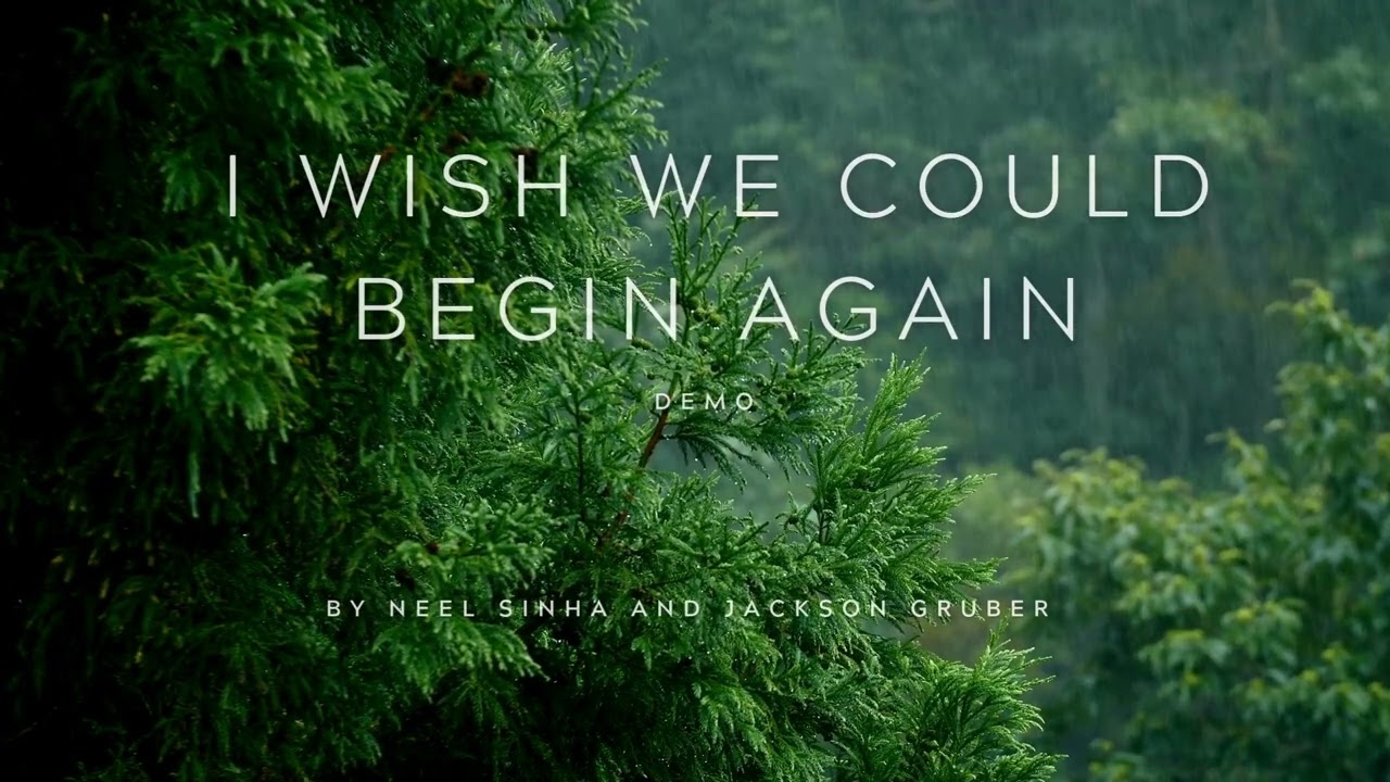 Wish We Could Begin Again (Demo) - Neel Sinha and Jackson Gruber