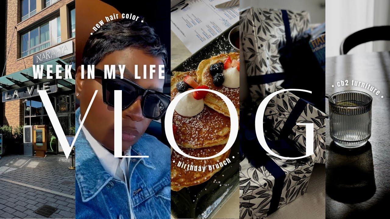 WEEKLY VLOG | NEW CB2 FURNITURE, HAIR COLOR FAIL, AND BIRTHDAY BRUNCH | ITSYECHIMA