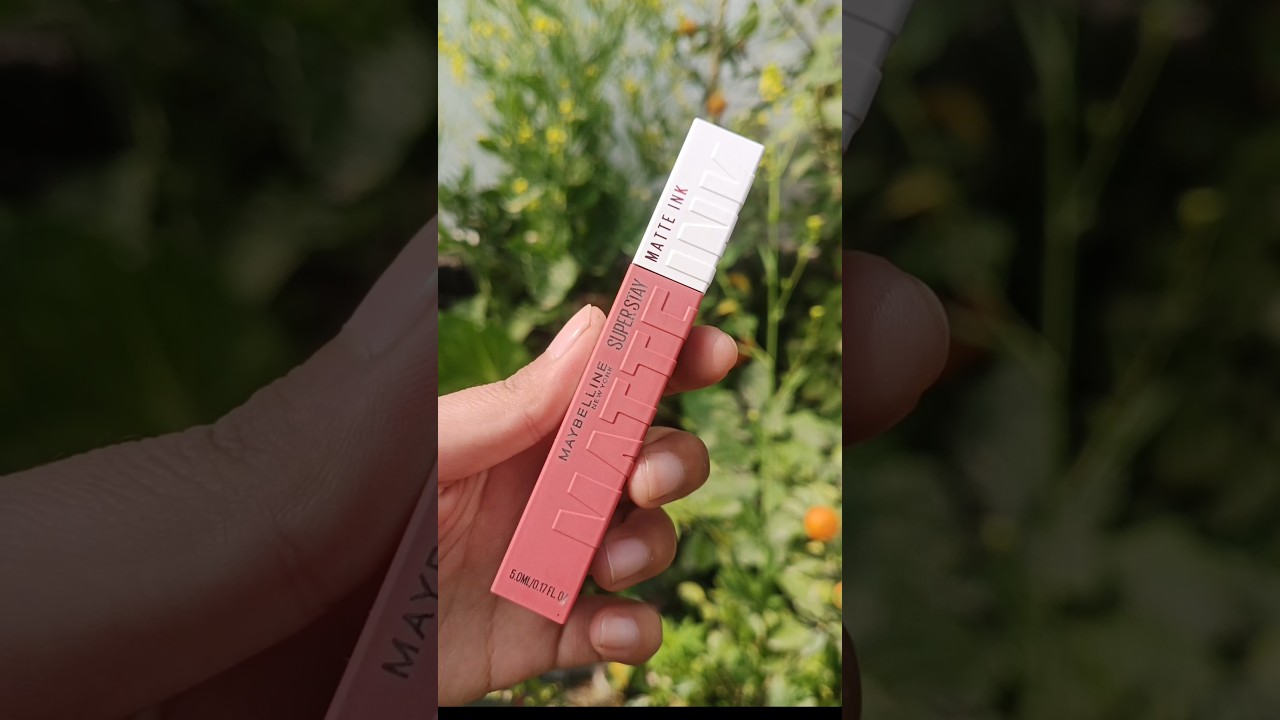 Zero Filter swatch Maybelline superstay matte ink Lipstick ll shade- self starter ll