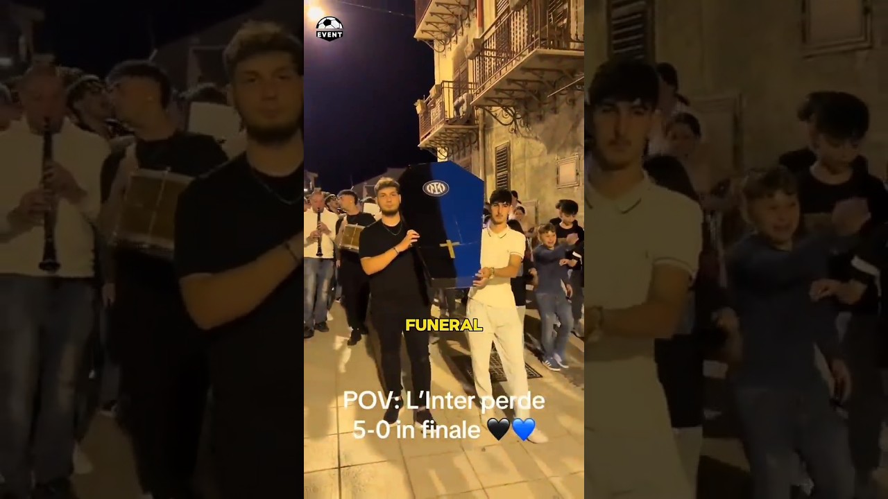 AC Milan Fans Bury Inter After UCL Humiliation 💀⚫🔴