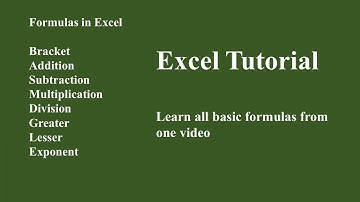 Excel Formula Add, Subtract, Multiply, Divide, Exponent, Greater, Lesser
