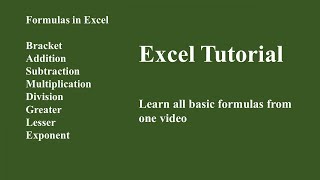 Excel Formula Add, Subtract, Multiply, Divide, Exponent, Greater, Lesser screenshot 1