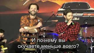 картинка: Прелести совместной работы - Джаред Падалеки и Дженсен Эклз, кон в Нэшвилле 2021