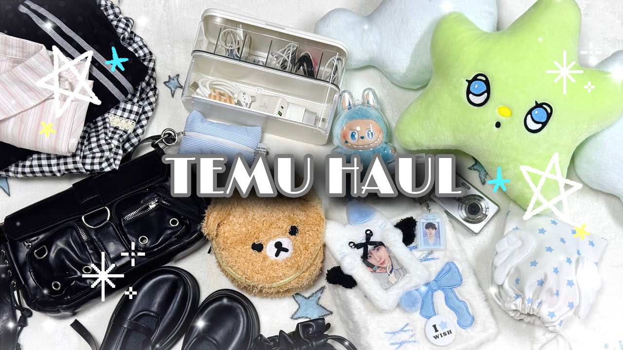 테무깡 보러오는 건 어때? 📦 | 테무하울 • 덕질템 • 바인더  & 포카홀더 • 의류 • 시즈니 브이로그