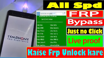 All SPD FRP Tool Remove Bypass Gmail account bypass tricks