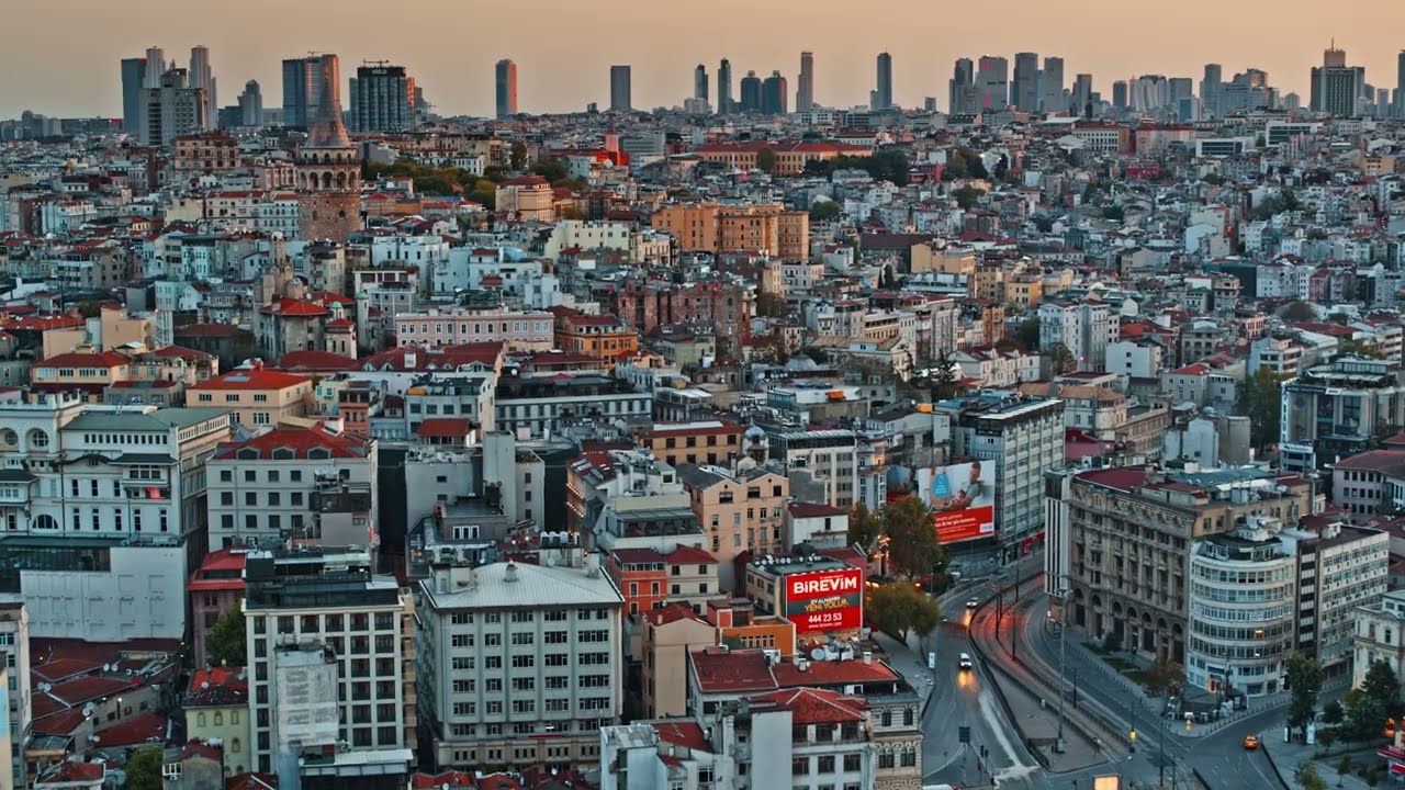 Aerial Cityscape of Istanbul Turkey 2021 | 4k Drone Shots