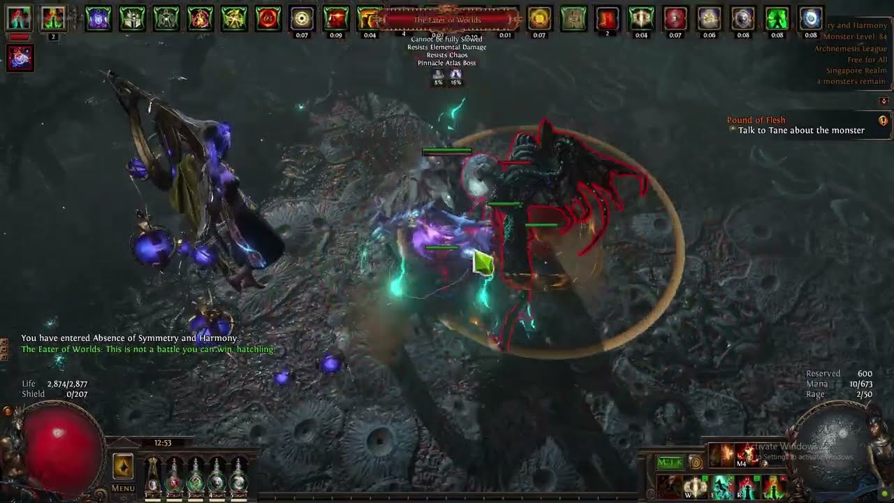 Kill Eater of world with Whirling Blade